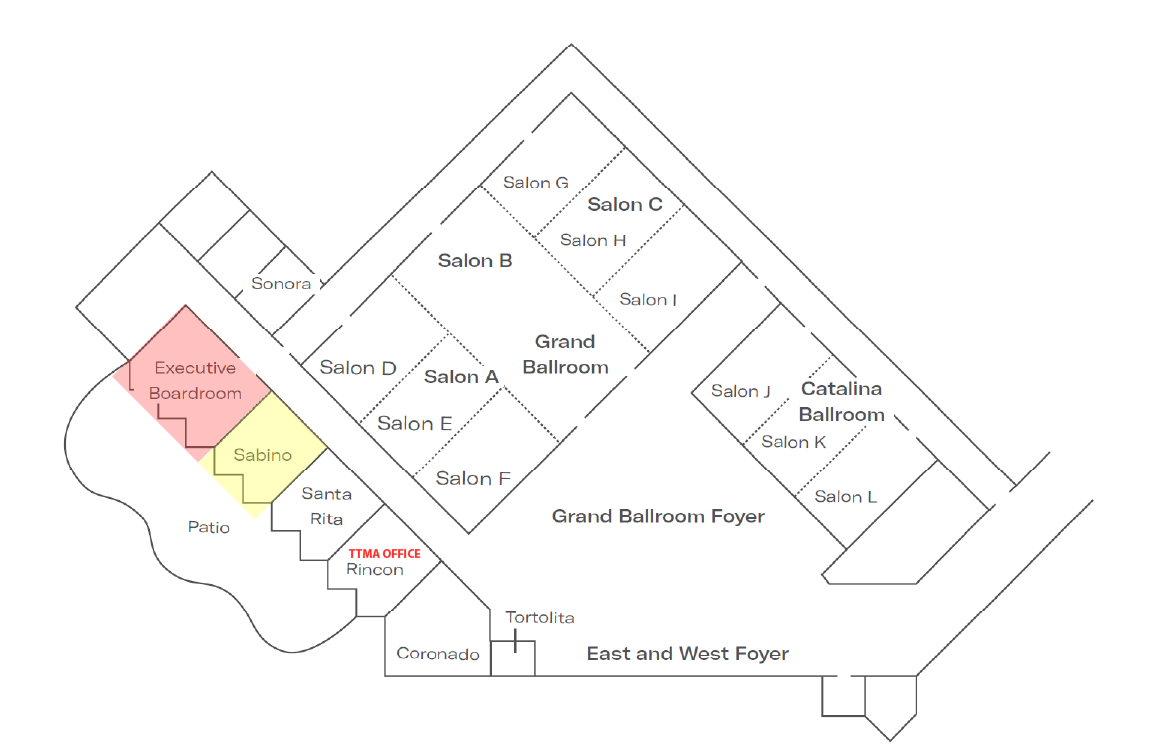 meetingroommap Loews Ventana Canyon Resort Meeting Room Map